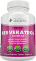 Purely Holistic Resveratrol 1450mg, 90 Servings, Trans-Resveratrol Antioxidant Supplement with Vitamin C and Polyphenol Complex, 180 Vegan Capsule...