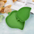 Leaf Shape Reptile Food Water Bowl 2 Pieces Reptile Plate Dish Drinking Bowl for Tortoise Corn Snake Crawl Pet Drinking and Eating, 2 Sizes...