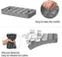 Ice Cube Tray with Lid and Bin, ROTTAY Ice Trays for Freezer, Easy-release 48 Small Nugget Silicone Ice maker with Ice Bucket, Ice Cube Storage Co...