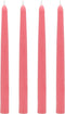 CandleNScent Taper Candles | Tapered Candlesticks - dripless 10 Inch unscented | Pink | 4 Pack...