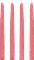 CandleNScent Taper Candles | Tapered Candlesticks - dripless 10 Inch unscented | Pink | 4 Pack...