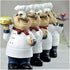 American Holding Spoon Resin Chef Figurine Model Cooking Crafts Statue Ornament for Home Bar Shop Restaurant Coffee Tabletop Kitchen Housewarming ...
