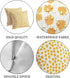 Outdoor Pillow Covers 20x20 Set of 2 Yellow Polka Dot Outdoor Waterproof Decorative Pillow Cases Summer Outdoor Sofa Bed Cushion Covers Home Decor...