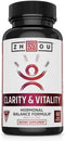 Zhou Clarity and Vitality (formerly DHEA) 50 mg, Hormonal Balance Formula for Women & Men, Healthy Aging, Non-GMO, Vegan, Gluten Free, 60 Capsules...