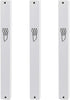 3-Pack - Classic Aluminum Mezuzah Case for Mezuzah Scroll (with Nail), Easy Peel and Stick, (Scroll Not Included) - Weather Proof - Door Mezuzah M...