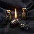 Matchstick Fire Starter - Flint Match Lighter Key Rings, Best Gift Ideas and BBQ Camping Emergency Survival Gear for Men Women, Gold...