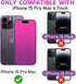 2 PCS Gradient Tempered Glass for iPhone 15 Pro Max Privacy Screen Protector for iPhone15 ProMax 6.7inch Anti Spy Anti Blue Light Eye Protection H...