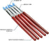 Meta-U 5 Pcs Clay Color Sculpting Shapers – Flexible Rubber Tip Shaping Pen Wipe Out Painting Brushes Carving Tools...