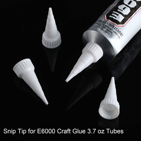 20 Pieces Snip Tip Applicator Tips for E6000 Craft Glue 3.7 oz Tubes, 5 Pieces Wooden Ball Stylus Dotting Tools Kit for Rock Painting Pottery Clay...