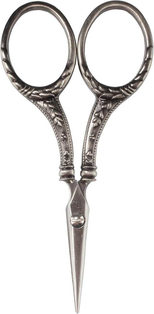 JubileeYarn Decorative Floral Embroidery Craft Scissors - Antique Silver - 1 Pair...