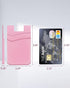 BIAJIYA Card Holder for Back of Phone, Pouch Silicone Wallet Sleeve Pocket Stick-on ID Credit Card for All Smartphones...