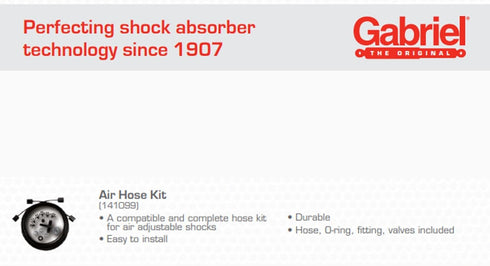 Gabriel 141099 Air Hose Kit (1 Pack)...