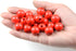 AD Beads Large Hole Wood Spacer Wooden Jewelry Making Bracelet Necklace Chandelier, Large Wooden Rosary Beads Craft Beads (16mm 100pcs, Red)...