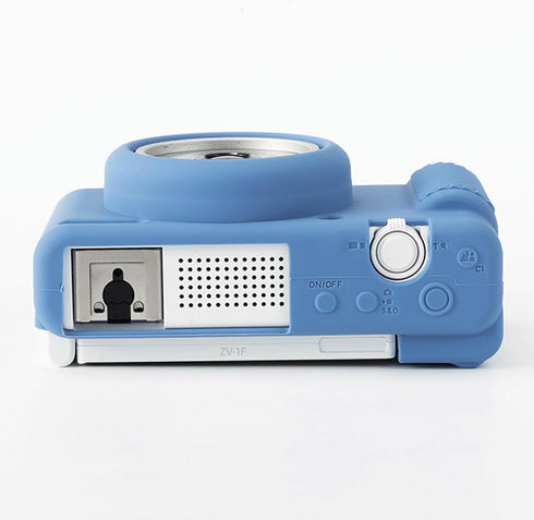 Rieibi ZV-1F Case, Soft Silicone Protective Case for Sony ZV1F/ZV-1M2/ZV-1 Mark II Vlog Camera, Lightweight ZV1F Case - Blue...