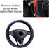 Steering Wheel Cover Soft Carbon Fiber Wheel Cover Universal Microfiber Steering Wheel Cover for Women and Man,Universal Size M 37-38cm /14.5-15in...