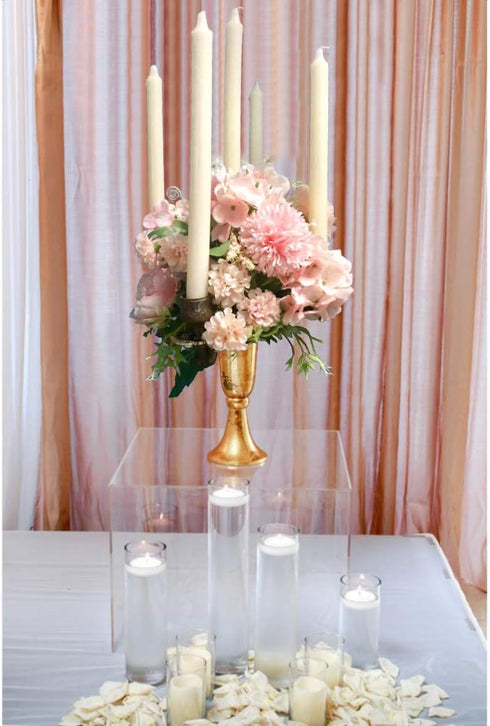 Nubry 3pcs Artificial Flowers Bouquet Fake Peony Silk Hydrangea Wildflowers Arrangements with Stems for Wedding Home Centerpieces Decor (Light Pin...