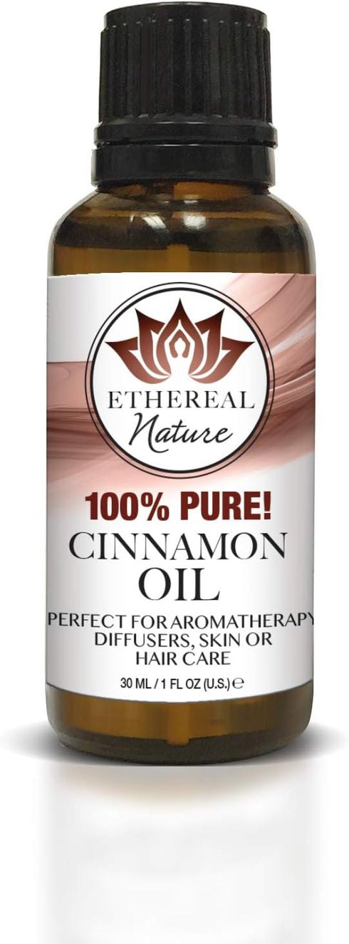 Ethereal Nature 100% Pure Oil, Cinnamon, 1.01 Fluid Ounce...