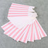 BinaryABC Popcorn Boxes,Stripe Pattern Decorative Dinnerware for Party,11.5 x 5CM,24pcs,Pink...