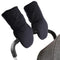 Zsedrut Stroller Gloves Universal Winter Anti-Freeze Stroller Mittens Water Repellent Hand Warmer Muff Fleece Lined,Winter Stroller Accessories (B...
