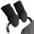 Zsedrut Stroller Gloves Universal Winter Anti-Freeze Stroller Mittens Water Repellent Hand Warmer Muff Fleece Lined,Winter Stroller Accessories (B...