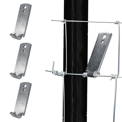 Fence Wire Twister for T Post Clips, Barb Wire Twisting Tool for Fencing wire, Stainless Steel (5 Pack)...