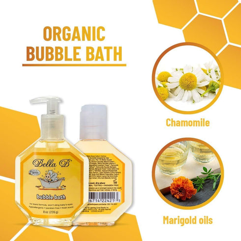 Bella B Bundle - Cradle Cap Shampoo 8 oz and Bubble Bath 8 oz...
