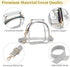 COROMAY Clear Purse for Women, Clear Bag Stadium Approved, Transparent Crossbody Bag...