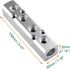 4 Way Pneumatic Manifold Air Distribution Block, G1/2 Supply Port, G1/4-Inch Output Port,Pneumatic Air Compressor Manifold Fitting?Aluminum Alloy?...