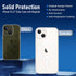 [7 in 1 Defender iPhone 13 Magnetic Case 6.1 Inch + 2 Pack Tempered Glass Screen Protector + 2 Pack Camera Lens Protector [Military Grade Protecti...