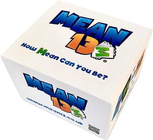 Mean 13! The New and Hilarious Family Card Game Where only The craftiest Players Will Win. A Great Mix of Strategy, Laughter with a Sprinkle of Mi...