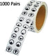 Baotongle 1000 Pairs Cute Colorful Eye Stickers Labels...