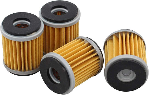 MOTOKU Pack of 4 Oil Filter for Raptor 250 YFZ450 WR450F XT250 YZ250 YFZ450X WR250F WR250R WR250X...