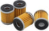 MOTOKU Pack of 4 Oil Filter for Raptor 250 YFZ450 WR450F XT250 YZ250 YFZ450X WR250F WR250R WR250X...