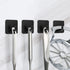 NOVEMBER SPRING Self Adheisve Hooks for Kitchen Utensils,Sticky Wall Hooks Heavy Duty for Bathroom Door Coat Hanging,no Nails Stainless Steel Pan ...