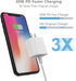 20w USB-C Power Adapter, Phone Charger 2 Pack of Charger Block, Compatible with iPhone 15, New ipad, Android Phone, with 2 Pcs USB C to C Charging...