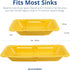 BLUE GINKGO Over the Sink Colander Strainer Basket - Wash Vegetables and Fruits, Drain Cooked Pasta and Dry Dishes - Extendable - New Home Kitchen...