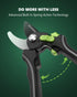 Pruning Shears for Gardening - 8.5" SK5 Garden Shears Cuts 10000+ Times Staying Sharp - Garden Scissors with One-handed Unlocking & Adjustable Han...
