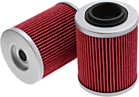 Oil Filter Replacement for Can-Am Outlander 330 400 450 500 570 650 800 850 1000 Replace# 420256188 711256188 KN152 HF152 (4Pcs)...