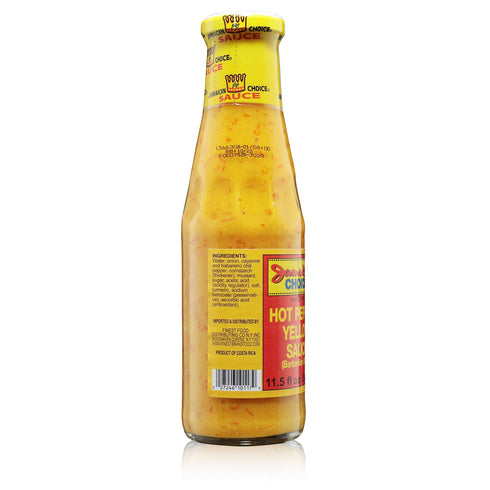Jamaican Choice Hot Pepper Yellow Sauce | 11.5oz...