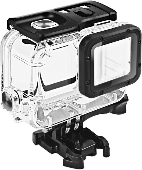 FitStill Double Lock Waterproof Housing for Go Pro Hero 2018/7/6/5 Black, Protective 45m Underwater Dive Case Shell with Bracket Accessories for G...