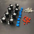 8PCS Performance 60131 Fuel Injector Connector Kit Compatible with EV6/USCar Style Injectors...