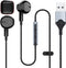 USB Earbuds with Microphone for PC, USB Headset with Mic for Computer Wired Earphones with Mute, Noise Isolating Work Office Gaming PC Headphones ...