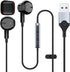 USB Earbuds with Microphone for PC, USB Headset with Mic for Computer Wired Earphones with Mute, Noise Isolating Work Office Gaming PC Headphones ...