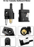 1/4 inches 6mm Barb Female Fuel Line Quick Connector and 1/4 inches 6mm Male Fuel Connector with Most Portable Fuel Tank for Yamaha Outboard Motor...