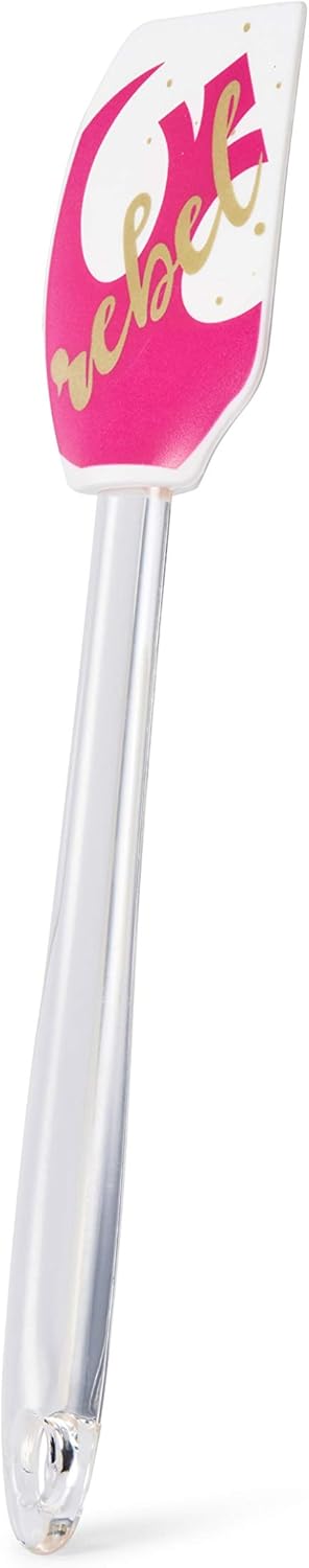 Star Wars 11-Inch Silicone Spatula - Cute Home Kitchen Baking, Cooking Utensil - White & Pink Rebel Design - Oven-Safe Household Grilling Gadget -...