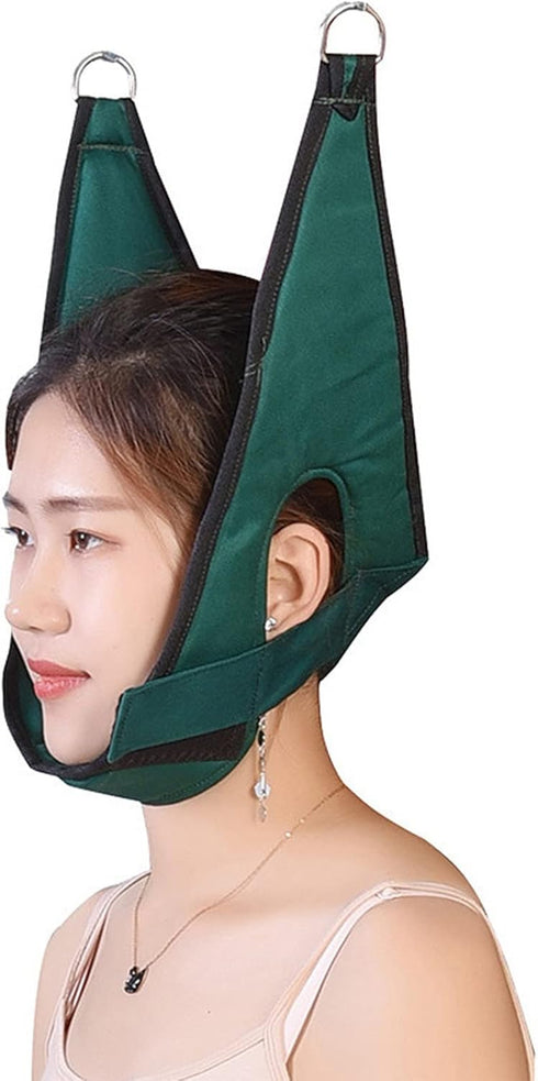 Cervical Neck Traction Device Over Door for Home Use, Portable Overhead Stretcher Hammock for Neck Pain Relief, Physical Therapy AIDS for Neck Dec...