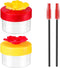 Handheld Hummingbird Feeders, 2pcs Hummingbird Hand Feeder, Hand Hummingbird Feeders, Hummingbird Feeder Handheld with Cleaning Brush for Outdoor ...