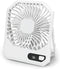 Desk Fan Battery Rechargable Fan, Ultra Quiet Small Portable Fan, 2600mAh 180°Foldable Portable Personal Fan 3 Speeds Adjustable Fan with USB and ...