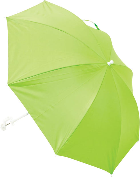 Rio Brands Wave Beach 4' Adjustable Clamp-On Beach Umbrella and Sun Shade, Lightweight Polyester Umbrella with Clamp for Chair...