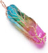 PESOENTH Crystal Necklace Life Tree Rainbow Quartz Gemstone Healing Stone Rose Gold Wire Wrap Necklace Crystal Jewelry Spiritual Gifts for Women...
